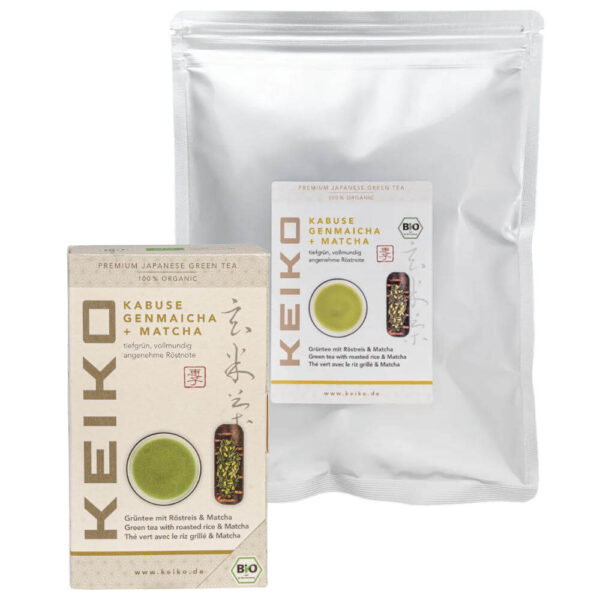 Organic Genmaicha with Matcha
